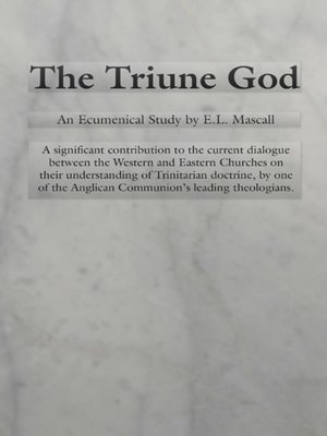 cover image of The Triune God